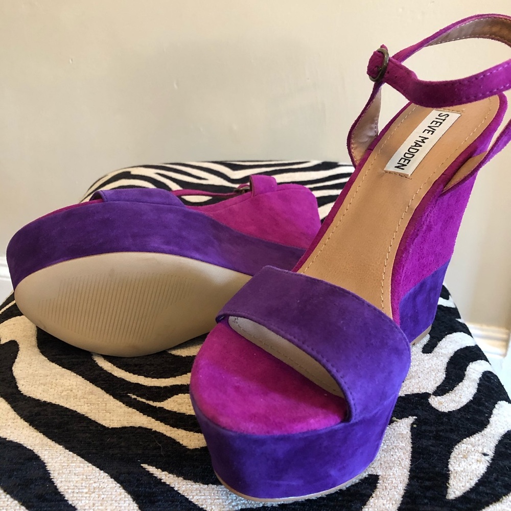Steve Madden Platform Sandals - Sz 8.5 - Picture 7 of 7
